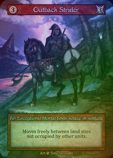【FOIL】[Fire] Outback Strider [beta-Exceptional]